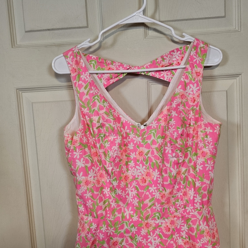 Lilly Pulitzer Freja Everythings Nice Floral Keyhole Dress - Picture 9 of 10